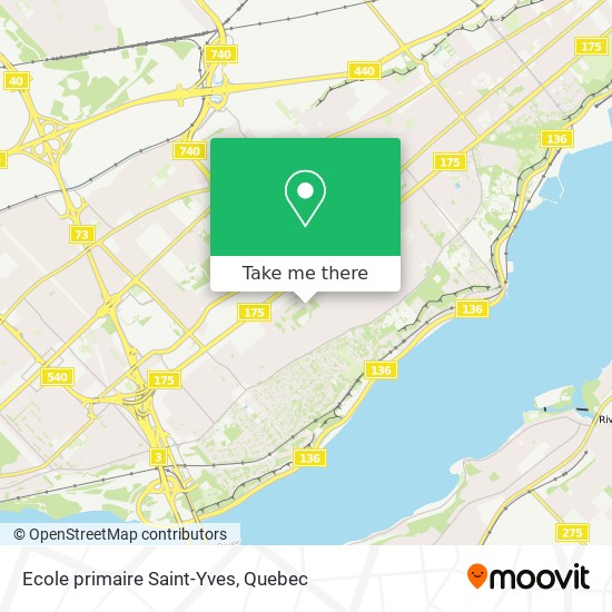 Ecole primaire Saint-Yves map