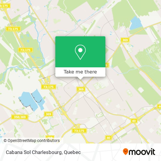 Cabana Sol Charlesbourg map