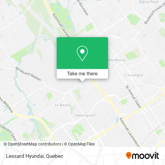 Lessard Hyundai map