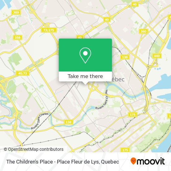 The Children's Place - Place Fleur de Lys map