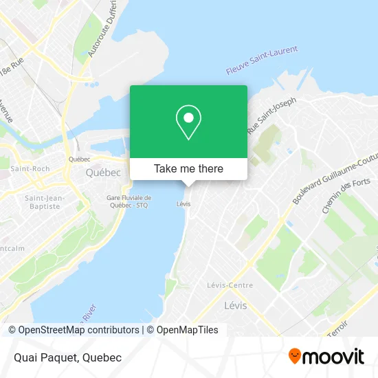 Quai Paquet map