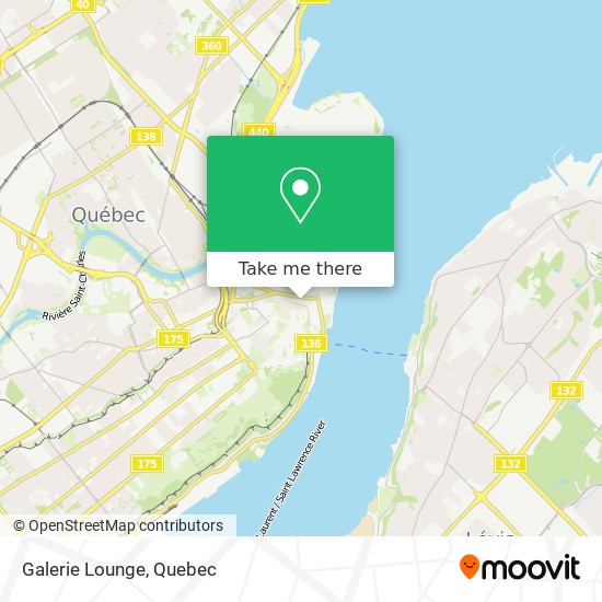 Galerie Lounge map