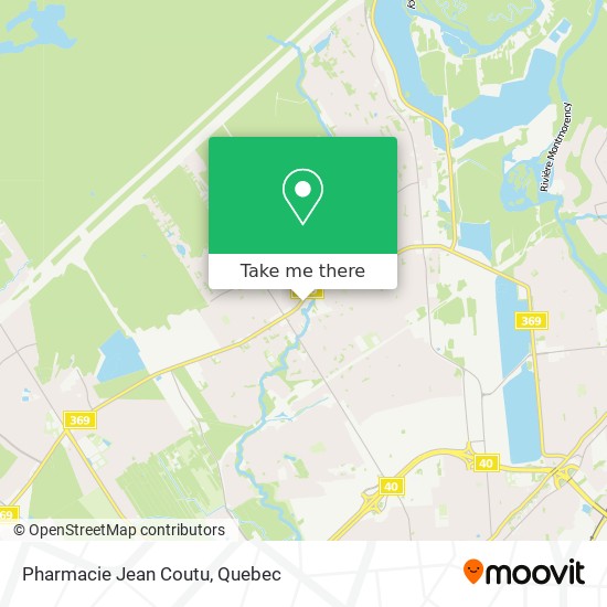 Pharmacie Jean Coutu map