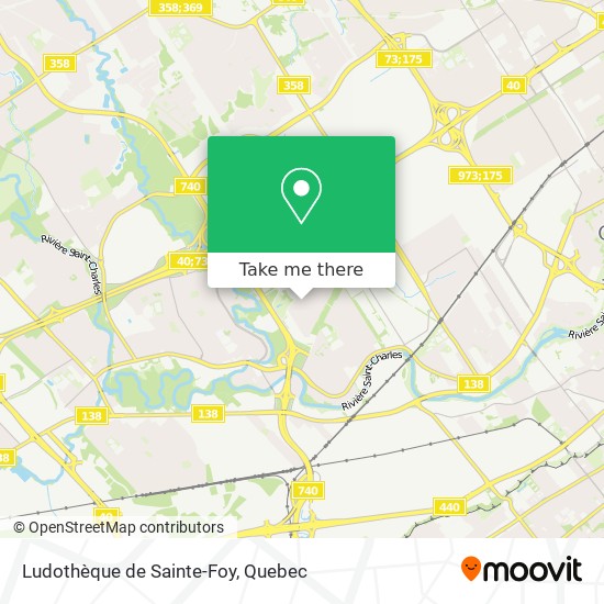 Ludothèque de Sainte-Foy map