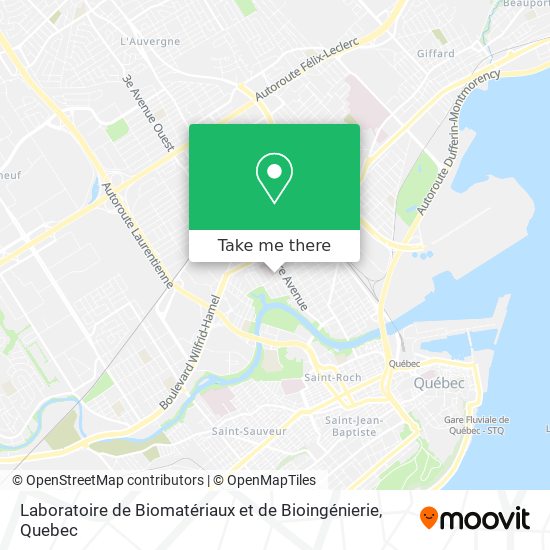 Laboratoire de Biomatériaux et de Bioingénierie map