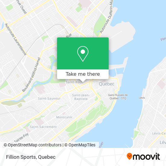 Fillion Sports map