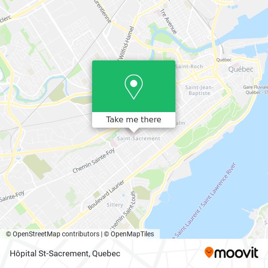 Hôpital St-Sacrement map