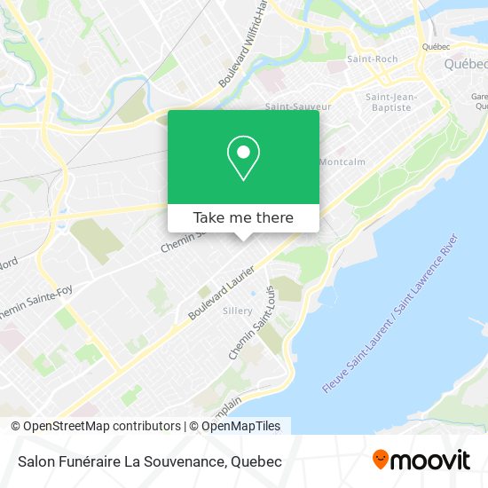 Salon Funéraire La Souvenance map