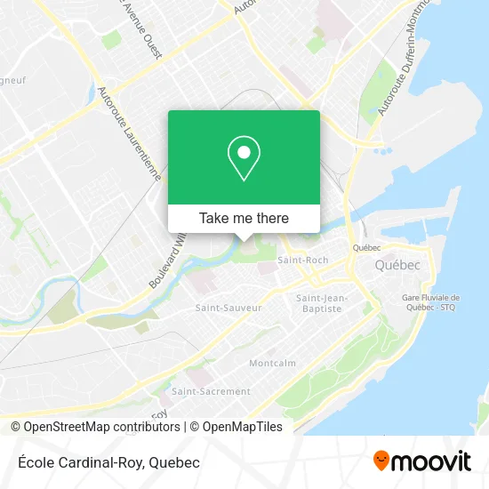 École Cardinal-Roy map