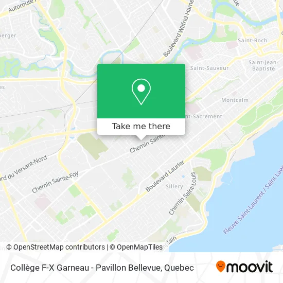 Collège F-X Garneau - Pavillon Bellevue map