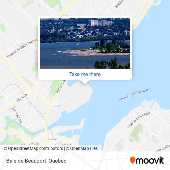 Baie de Beauport map