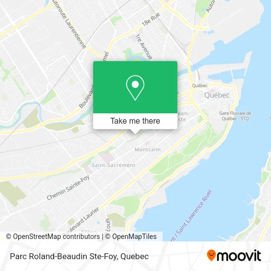 Parc Roland-Beaudin Ste-Foy map