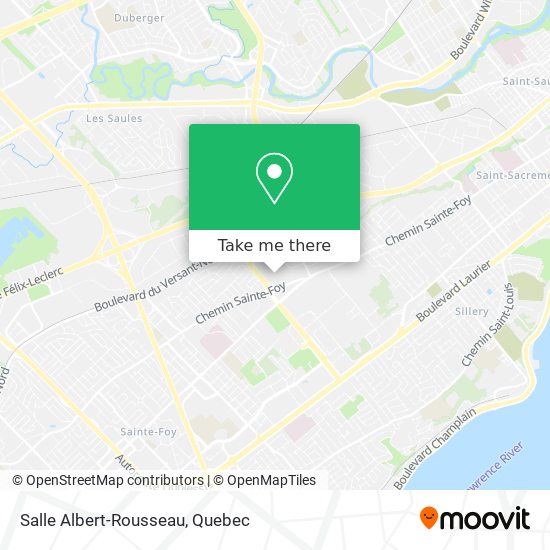 Salle Albert-Rousseau map