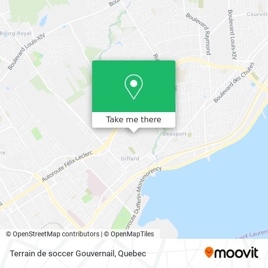 Terrain de soccer Gouvernail map