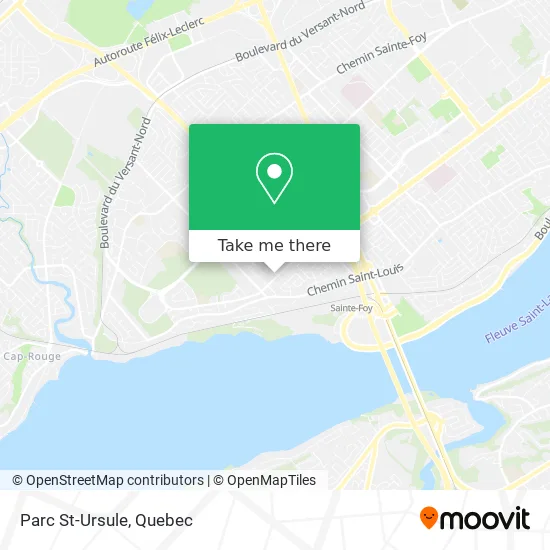 Parc St-Ursule map