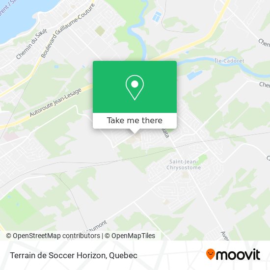 Terrain de Soccer Horizon map