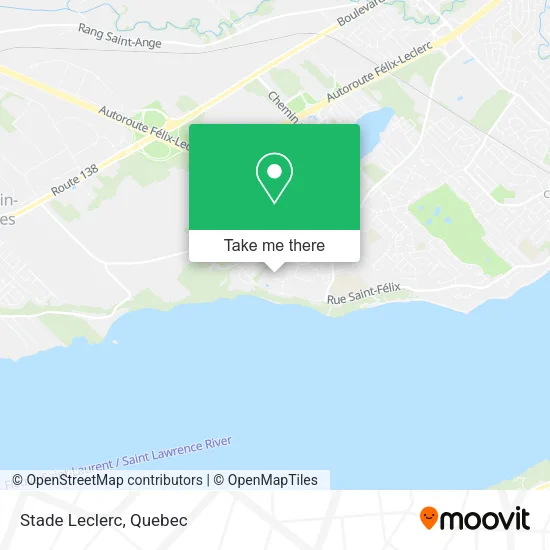 Stade Leclerc map
