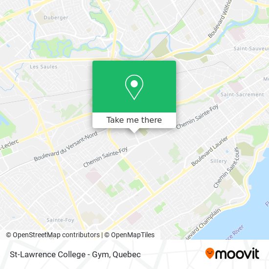 St-Lawrence College - Gym map