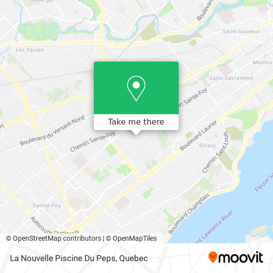 La Nouvelle Piscine Du Peps map