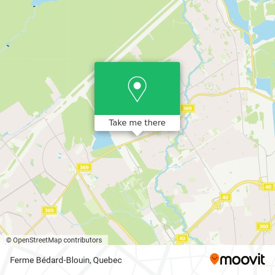 Ferme Bédard-Blouin map