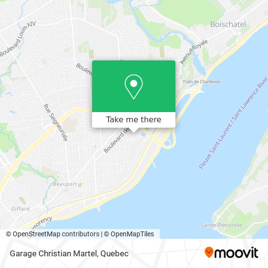 Garage Christian Martel map