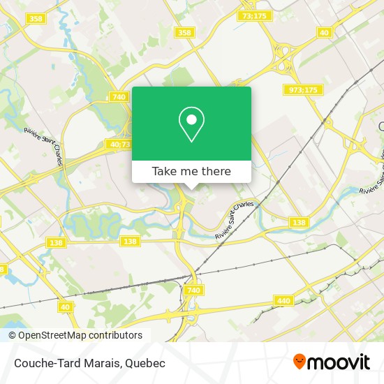 Couche-Tard Marais map