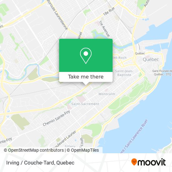 Irving / Couche-Tard map