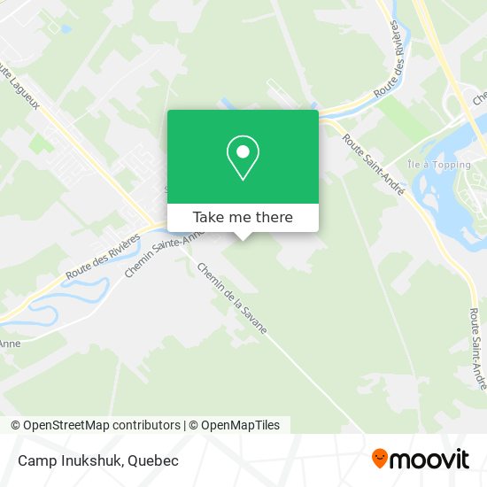 Camp Inukshuk map