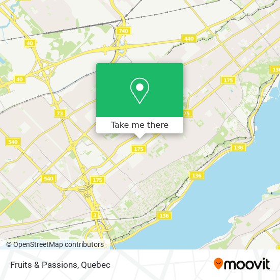 Fruits & Passions map