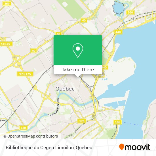 Bibliothèque du Cégep Limoilou map
