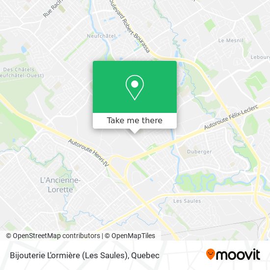 Bijouterie L'ormière (Les Saules) map