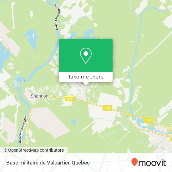 Base militaire de Valcartier map