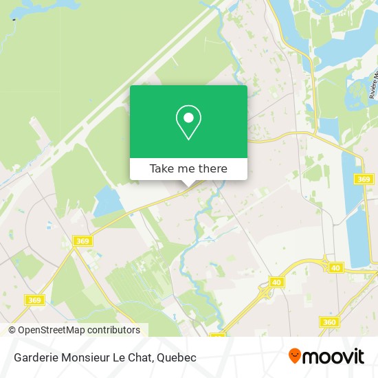 Garderie Monsieur Le Chat map