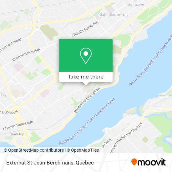 Externat St-Jean-Berchmans map