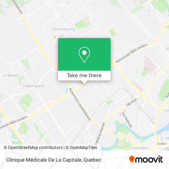 Clinique Médicale De La Capitale map
