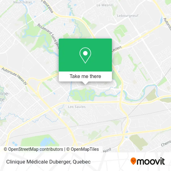 Clinique Médicale Duberger map