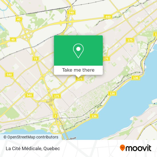 La Cité Médicale map