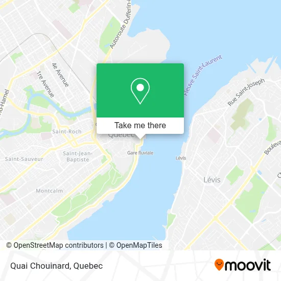 Quai Chouinard map