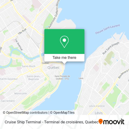 Cruise Ship Terminal - Terminal de croisières map
