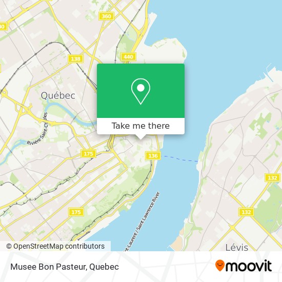 Musee Bon Pasteur map