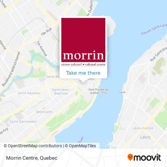 Morrin Centre map