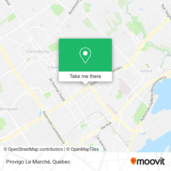 Provigo Le Marché map