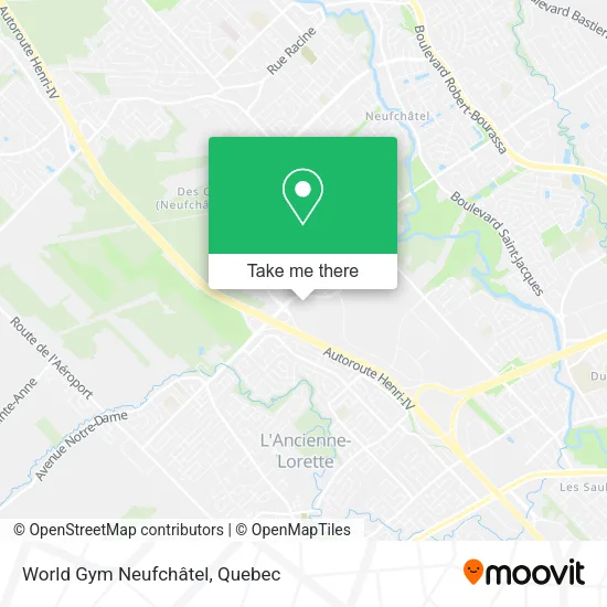 World Gym Neufchâtel map