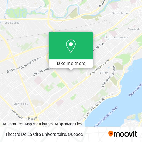 Théatre De La Cité Universitaire map