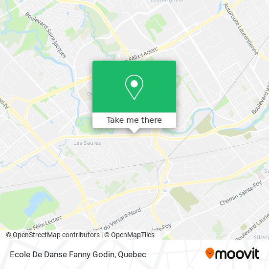 Ecole De Danse Fanny Godin map