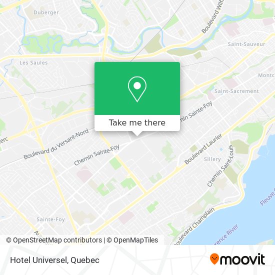 Hotel Universel map