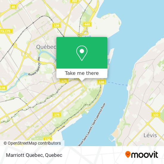 Marriott Quebec map