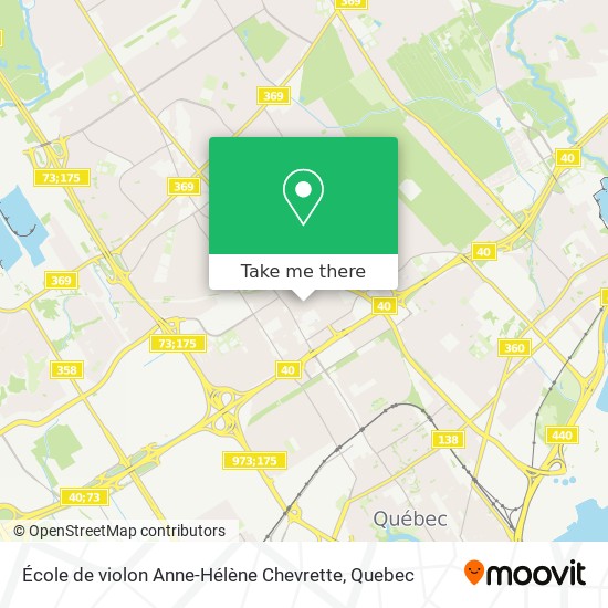 École de violon Anne-Hélène Chevrette map