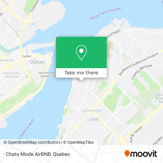 Chato Mode AirBNB map