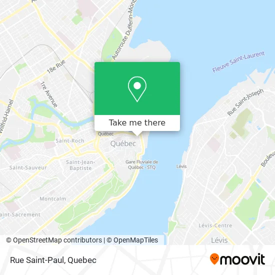 Rue Saint-Paul map